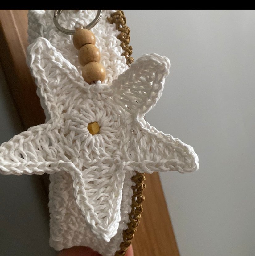 Boncuklu Bohem Yıldız Anahtarlık - Görsel 2