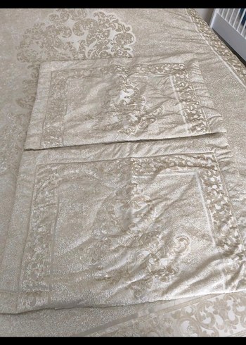 karaca yatak örtüsü bej - Görsel 4