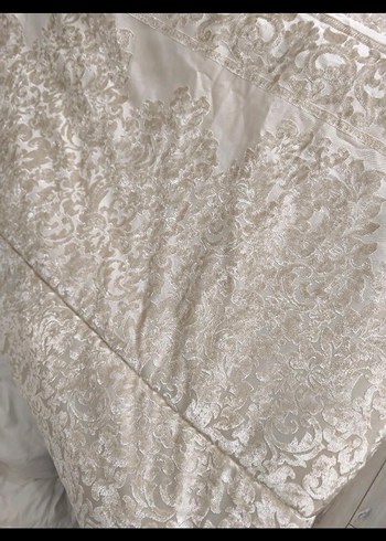 karaca yatak örtüsü bej - Görsel 6