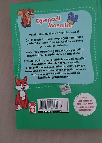  Eğlenceli Masallar Çocuk Kitabı