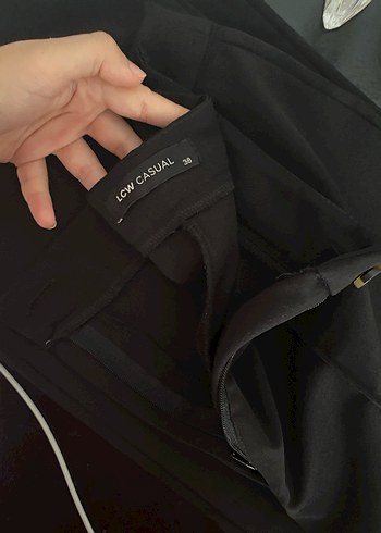 LC Waikiki Lcw Siyah Kumaş Pantolon