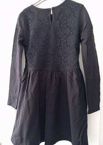 Kız çocuk dantelli elbise - Görsel 2