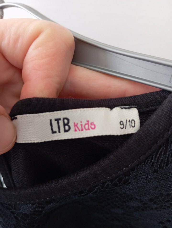 Kız çocuk dantelli elbise - Görsel 3