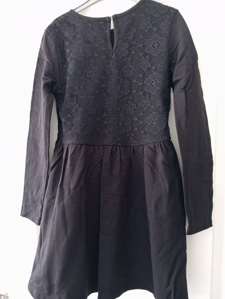 Kız çocuk dantelli elbise - Görsel 2