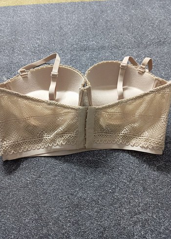 Kadın dantel straplez sütyen - Görsel 3