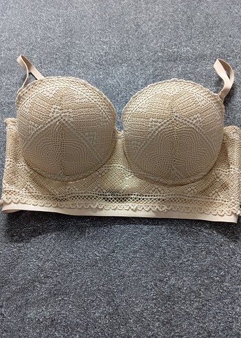 Kadın dantel straplez sütyen - Görsel 2