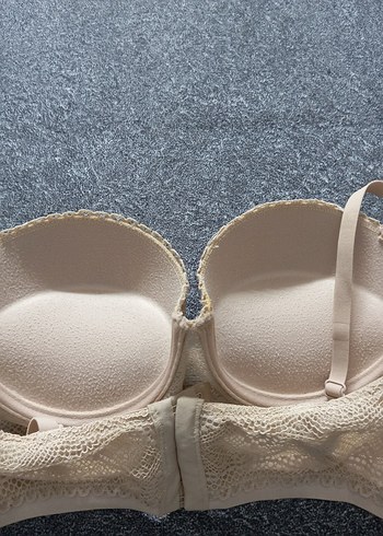 Kadın dantel straplez sütyen - Görsel 4