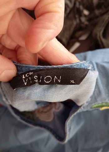 Kadın Jean kot elbise - Görsel 6