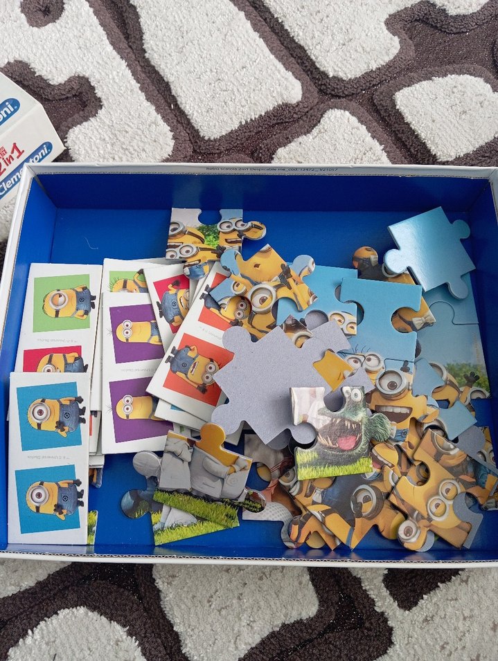 2'si 1 Arada Çocuk Puzzle ve Domino - Görsel 2