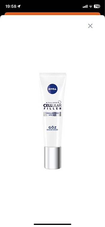 nivea hyaluron cellular filler göz kremi