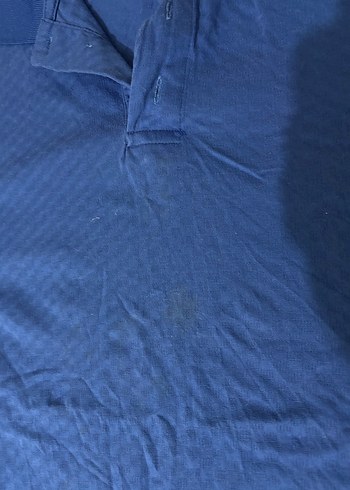 Düğmeli Mavi Kısa Kollu Erkek Polo Tişört - Görsel 5