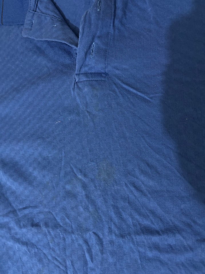 Düğmeli Mavi Kısa Kollu Erkek Polo Tişört - Görsel 5