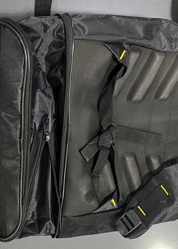 Adidas Siyah Fermuarlı Rock Punk Sırt Çantası