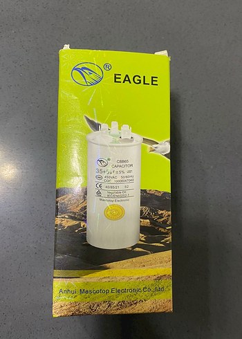 EAGLE Beyaz Kapasitör 35+5µF