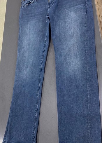 Lacivert Denim Normal Kesim Kot Pantolon
