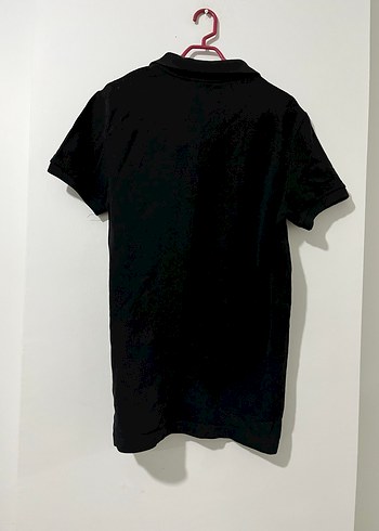 Erkek Siyah Polo Tişört Kısa Kollu - Görsel 2