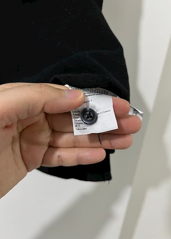 Erkek Siyah Polo Tişört Kısa Kollu - Görsel 5