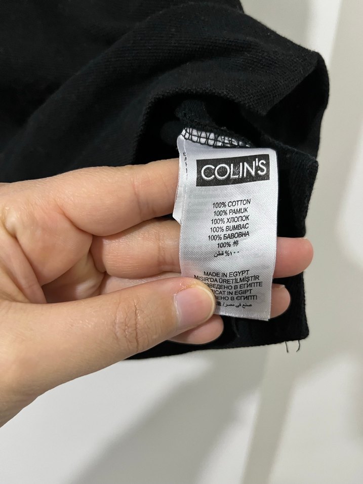 Erkek Siyah Polo Tişört Kısa Kollu - Görsel 4