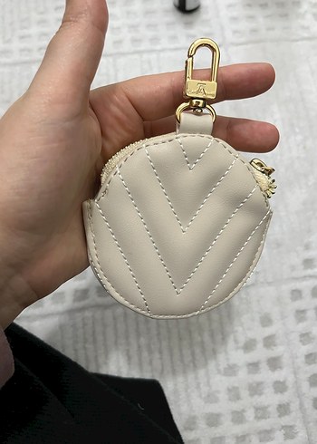 Bej Deri Fermuarlı Kadın Bozuk Para Cüzdanı - Görsel 2