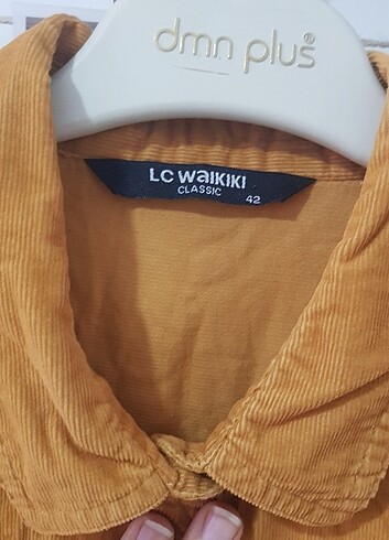 xl Beden turuncu Renk Lc waikiki Kadife Gömlek