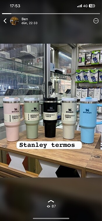 STANLEY PİPETLİ TERMOS