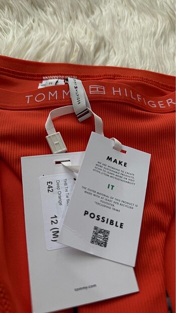 m Beden turuncu Renk Tommy Hilfiger Bikini Altı