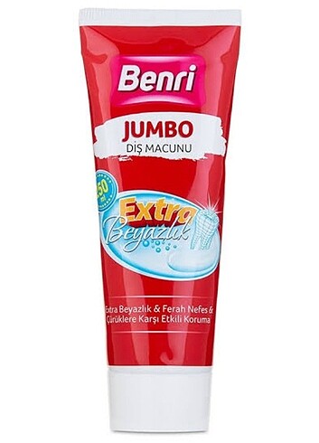 Benri Jumbo Diş Macunu