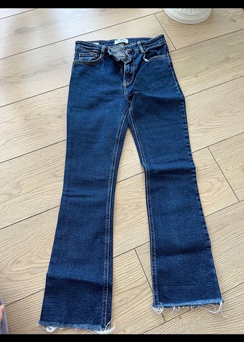 Mavi Normal Boy Kadın Denim Pantolon