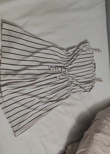 Çizgili, Askılı Tulum - Görsel 2