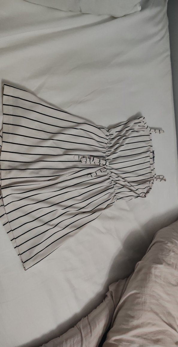 Çizgili, Askılı Tulum - Görsel 2