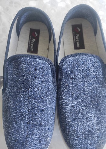 Kadın Mavi Denim Dolgu Topuklu Günlük Ayakkabı - Görsel 2