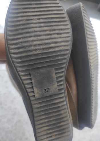 Bej Süet Kadın Dolgu Topuklu Bot - Görsel 3