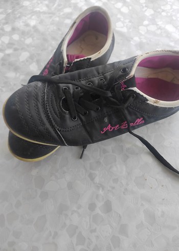 Kadın Siyah Spor Ayakkabı Velcro Detaylı - Görsel 2