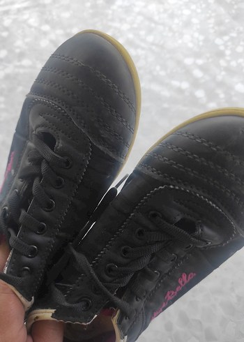 Kadın Siyah Spor Ayakkabı Velcro Detaylı - Görsel 3