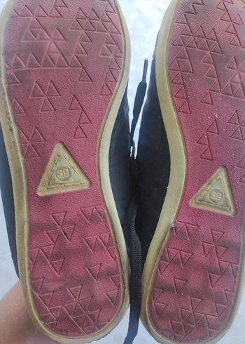 Kadın Siyah Spor Ayakkabı Velcro Detaylı - Görsel 4