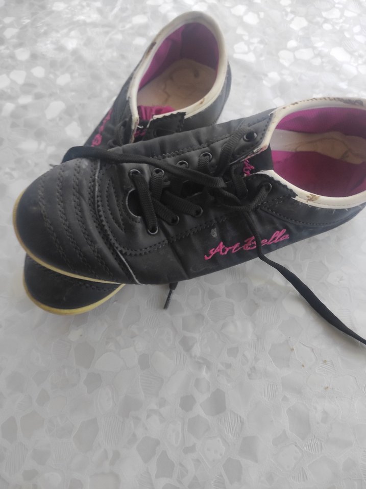 Kadın Siyah Spor Ayakkabı Velcro Detaylı - Görsel 2