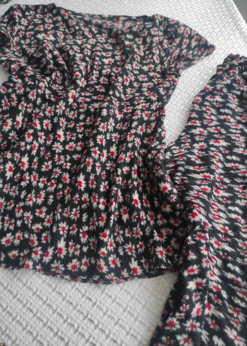 Çiçek Desenli taytlı takim - Görsel 4