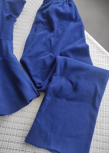 Lacivert Rahat Kesim polar Pijama Takımı - Görsel 3