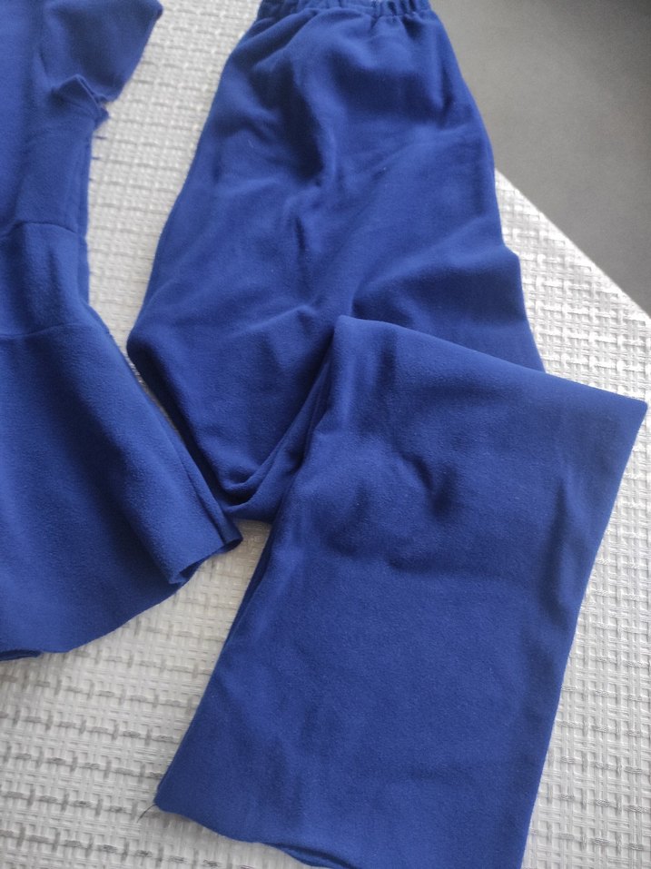 Lacivert Rahat Kesim polar Pijama Takımı - Görsel 3