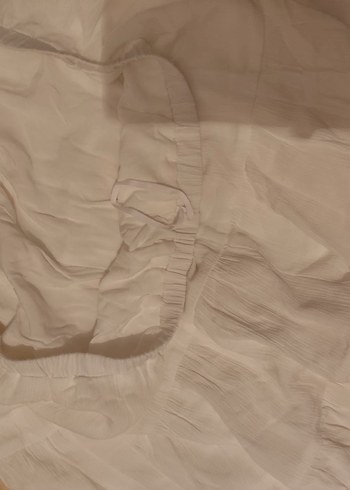 Beyaz Bohem Midi Etek - Görsel 4