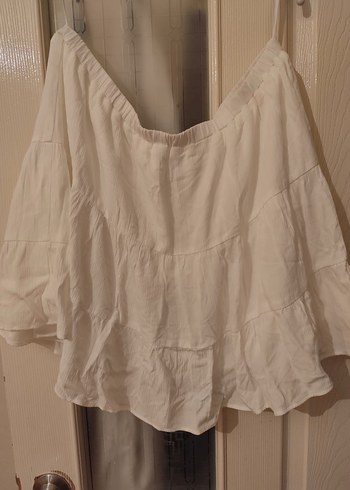 Beyaz Bohem Midi Etek - Görsel 2