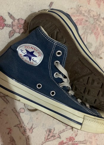 38 Beden mavi Renk Mavi Bağcıklı Denim Kadın Spor Ayakkabı