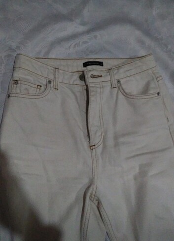 s Beden beyaz Renk Trendyolmilla mom jean