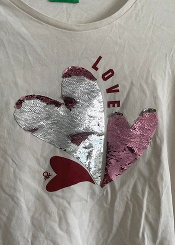 Kız Çocuk Beyaz Uzun Kollu Pamuklu Tişört - Görsel 7