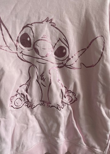 Pembe Baskılı Kadın Sweatshirt - Görsel 2