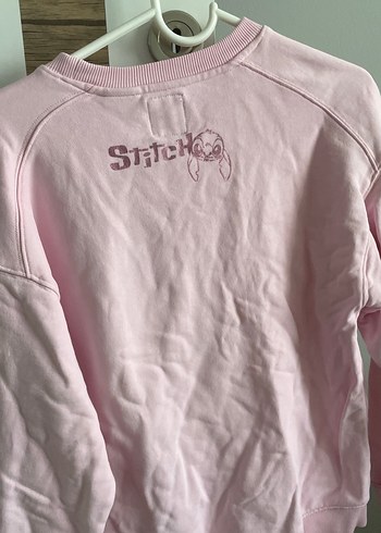 Pembe Baskılı Kadın Sweatshirt - Görsel 6