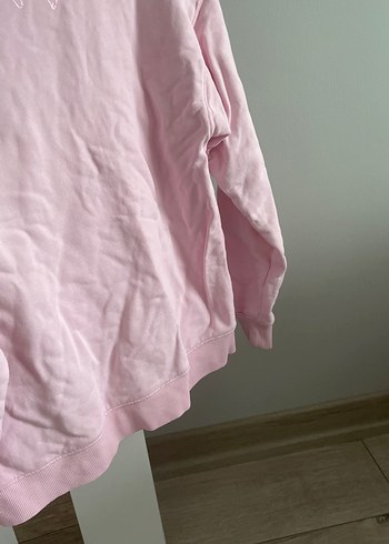 Pembe Baskılı Kadın Sweatshirt - Görsel 8