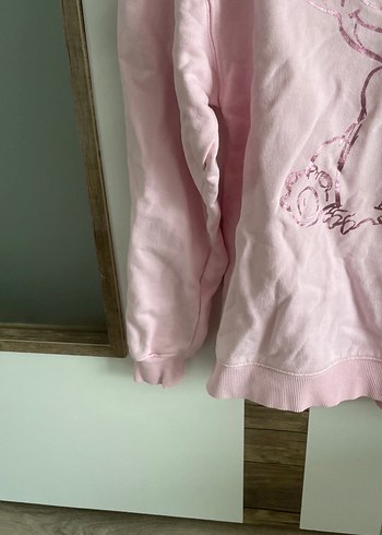 Pembe Baskılı Kadın Sweatshirt - Görsel 4