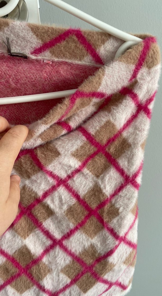 Pembe Ekose Çocuk Battaniyesi - Görsel 2