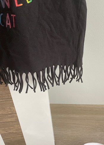 Kız Çocuk Çok Renkli Püsküllü Tişört - Görsel 7